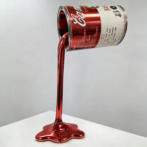 Sculpture d'art et objet de collection moderne en résine électrolytique représentant la soupe Campbell de <span class=keywords><strong>Marilyn</strong></span> <span class=keywords><strong>Monroe</strong></span> - Product Image 2