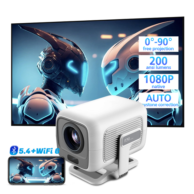 Hotack X3AR Smart Android 14 Wireless Projecteur Full HD 1080p Home Theater Video 4k Projecteur Portable Outdoor Projector