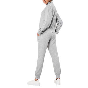 Conjunto de chándal de manga larga para mujer, transpirable, cómodo, sólido, de alta calidad, el mejor precio al por mayor, para invierno - Product Image 4