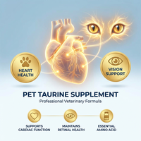 Poudre de Taurine Marque Blanche pour Chats et Chiens – Supplément Haute Pureté pour Animaux de Compagnie – Formule Personnalisée OEM ODM – Fournisseur d'Usine