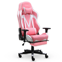 Chaise de jeu inclinable pivotante en cuir PU avec dossier haut, accoudoirs 3D, mousse haute densité et base métallique – Vente en gros personnalisée