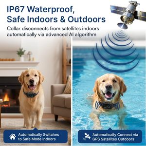 รั้วสุนัขไร้สาย My Pet Command GPS Fence ไม่ต้องสมัครสมาชิก พร้อมแอปพลิเคชัน รั้ว 6 ด้าน หรือรั้ววงกลม มีระบบสั่น เสียง และไฟฟ้าสถิต - Product Image 4