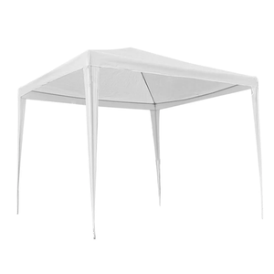 Gazebo Plegable Portátil Blanco Impermeable y Resistente al Viento de 3x3m - Product Image 3