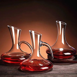 <span class=keywords><strong>Carafe</strong></span> à <span class=keywords><strong>vin</strong></span> en forme de U 100 % soufflée à la main, en verre cristal sans plomb, <span class=keywords><strong>a</strong></span>érateur de <span class=keywords><strong>vin</strong></span> rouge en forme de U pour la maison, le bar, les fêtes et les vacances - Product Image 1