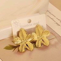 Haomi Europe et États-Unis Boucles d'Oreilles Tendance Punk Vent Froid Géométriques Irrégulières en Acier Inoxydable Bijoux de Mode Brillants Tombants