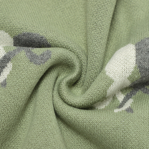 2023 nouveaux produits coton bébé tricoté lange couverture infantile recevant couverture respirant coton biologique couverture de sécurité - Product Image 4