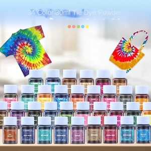 Muestra Gratuita Directo de Fábrica: Pigmento en Polvo para Teñido Anudado DIY de 34 Colores, Kit de Arte para Teñido en Frío (Sin Hervir) OU <span class=keywords><strong>NAN</strong></span> <span class=keywords><strong>BAO</strong></span> - Product Image 1