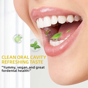 Gomme <span class=keywords><strong>Xylitol</strong></span> avec Vitamines Composées B6 C D pour Adultes Aide à Prévenir la Carie Dentaire et Renforce les Muscles Masseter Saveur Citron - Product Image 4
