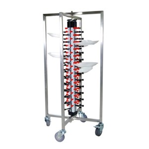 P290 84 <strong>Plates</strong> Adjustable Mobile <strong>Plate</strong> <strong>Rack</strong> - Product Image 2