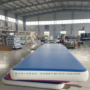 Tapis de gymnastique gonflables AirTracks en PVC personnalisés de 4 m, matériau DWF, sol <span class=keywords><strong>gonflable</strong></span>, tapis de gymnastique rythmique pour la gymnastique - Product Image 4