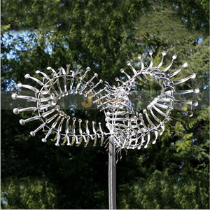 M116 316 Art Déco Flèche en Acier Inoxydable Sculpture Dynamique Imperméable et Durable Art Extérieur - Product Image 5