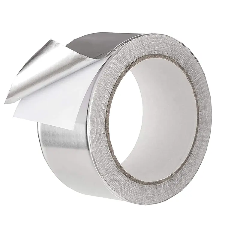 Ruban pour Joints d'étanchéité ruban de conduit d'air en aluminium pour couture contre l'humidité feuille d'aluminium adhésive