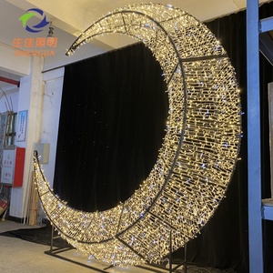 VENTA CALIENTE Luces LED 3D con Forma de Silla de <span class=keywords><strong>Luna</strong></span> para Halloween, Navidad y Bodas, Impermeables IP65 para Jardín, Parque y Paisaje 2025 - Product Image 4