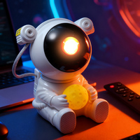 Nouvelle lampe de chevet intelligente projecteur lune et étoiles LED RGB laser USB ABS avec télécommande et variateur d'intensité pour une ambiance douillette