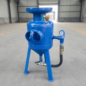 <span class=keywords><strong>Machine</strong></span> de sablage pneumatique mobile haute pression de petite taille pour la décapage de la rouille sur structures en acier, pot de sablage de 325 mm de diamètre - Product Image 1
