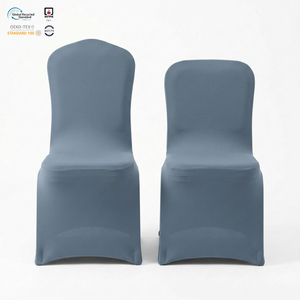 Funda Elástica para Silla de Comedor, Ajustable, Antiarrugas, Dorada, para Banquetes de Hotel, Tipo Spandex - Product Image 1