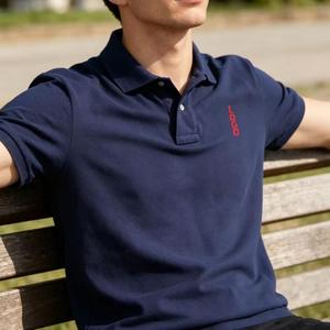 Polo RL personnalisé <span class=keywords><strong>blanc</strong></span> <span class=keywords><strong>pur</strong></span> et noir pour homme et femme, tricoté, vierge, pour broderie et impression de logo de <span class=keywords><strong>golf</strong></span> - Product Image 4