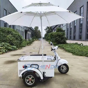 Outdoor Market Mobile Shopping Vending Cart Float Stall Snack Display Stand Business Event Trade Show <b>Trolley</b> - Product Image 3