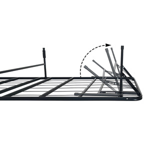 <span class=keywords><strong>Cama</strong></span> plegable <span class=keywords><strong>doble</strong></span> de metal moderna con ruedas <span class=keywords><strong>Cama</strong></span> de cuna ligera para sala de estar - Product Image 1