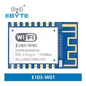 Module de transmission transparente Ebyte ODM E103-W01 avec interface UART I/O, port série, commande AT, puce ESP8266EX, module Wifi 2,4 GHz - Product Image 2