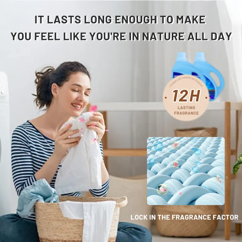 Eco-friendly laundry detergent 2000ml container liquid laundry detergent hdpe bottles