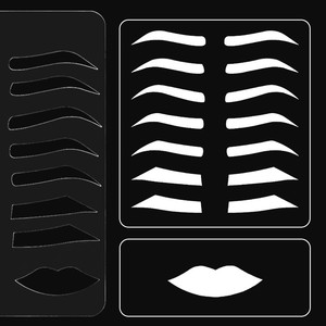 Placa de Práctica de Acrílico para Cejas y Labios, Plantilla de Maquillaje Permanente, Herramienta de Entrenamiento para Principiantes de PMU - Product Image 2