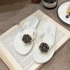 2025 nuovo commercio all'ingrosso delle donne Flip Flop PE suola in PVC superiore <span class=keywords><strong>con</strong></span> catena scarpe comode estate all'aperto pantofole da spiaggia - Product Image 2