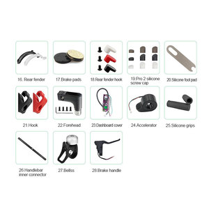 Vente en gros Xiaomi Mijia M365 Pro 2 Original <span class=keywords><strong>Ninebot</strong></span> <span class=keywords><strong>Max</strong></span> <span class=keywords><strong>G30</strong></span> E Scooter électrique Accessoires de carrosserie Pièces détachées - Product Image 2