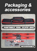 MUFASHA Personnalisation de rails rouges et d'accessoires pour outils de découpe de porcelaine électriques manuels 800mm 1000mm 1500mm