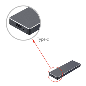 Caja de Disco Duro de Aluminio con Protocolo Dual USB3.<span class=keywords><strong>2</strong></span> GEN2 M.<span class=keywords><strong>2</strong></span> NVME SATA NGFF, Carcasa Universal Tipo-C para Disco Duro M.<span class=keywords><strong>2</strong></span> - Product Image 3