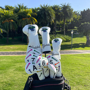 Fundas de Alta Calidad para Palos de Golf, de Cuero PU, con Diseño Divertido, para Driver, Fairway y Híbridos - Product Image 4