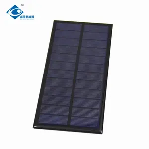 ZW-16675迷你聚圆柱形太阳能电池板1.6W环氧粘合剂太阳能电池板充电器6v迷你太阳能电池板