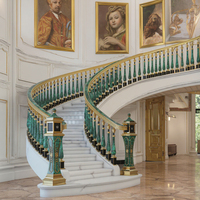 Main courante intérieure en aluminium pour hall d'hôtel et villa, balustrade moderne, rampes d'escalier résistantes à la corrosion, faciles à installer