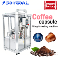Machine de remplissage et de scellage automatique verticale rotative pour capsules de café, idéale pour les petites entreprises, directement de l'usine.