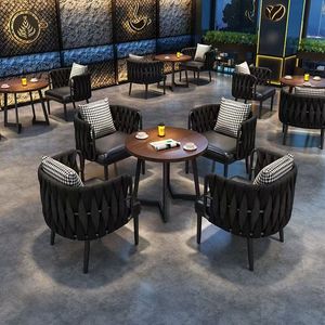 Bộ bàn ghế quầy bar phong cách công nghiệp, phù hợp cho nhà hàng, quán bar và quán cà phê. - Product Image 4