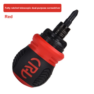 Mini Ratchet Telescopic <b>Screwdriver</b>, Magnetic Double Head Cross Flat <b>Screwdriver</b> for Household Repair Work Hand <b>Screwdriver</b> Tool - Product Image 3