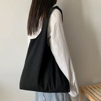 Tas Tote Kanvas Polos Warna-warni JOYSUN, Ramah Lingkungan, Dapat Digunakan Kembali, Tas Tangan Kanvas, Logo Custom, Tas Belanja Kanvas DIY