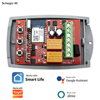 Récepteur Wi-Fi pour porte de garage 433,92 MHz 433 MHz 2 canaux 7-32 V, télécommande universelle multi-marques à code fixe et à code tournant pour ouvre-porte
