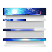 Monitor LCD de Pantalla Táctil Estirada Personalizable OEM ODM de 28.6/36.8 Pulgadas, Pantalla Comercial de Publicidad de Formato Medio-Largo