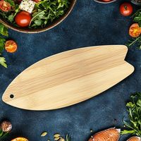 Planche à découper en bois en forme de planche de surf, plateau de service pour charcuterie, cadeaux de cuisine, plateau pour fromage, viande, fruits, pain