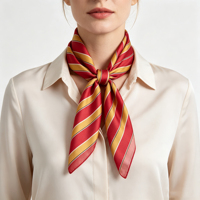 Foulard en soie carré pour la tête et le cou, bandana, accessoire de mode féminin pour le quotidien, le bureau, les voyages, les fêtes et la coiffure