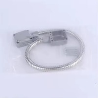 Protector de Cable Metálico Flexible para Puertas, para Cerraduras Eléctricas de Control de Acceso y Sistemas de Seguridad para Puertas
