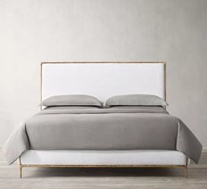 เฟอร์นิเจอร์ห้องนอนสไตล์โมเดิร์นระดับไฮเอนด์ เตียงผ้าคุณภาพสูง - Product Image 3