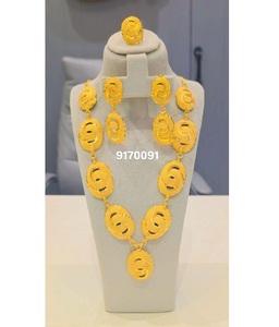 Encantador Juego de Joyería de 4 Piezas Chapado en Oro con Diamantes para Mujer, Cadena Delicada Hecha a Mano, Regalo de Boda, Fiesta Romántica, Estilo Indio - Product Image 6