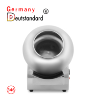 Duitsland Deutstandard NP-346 Candy Cashew Droge vruchten dadels Macadamia noten pinda's mini kleine chocolade coating machine