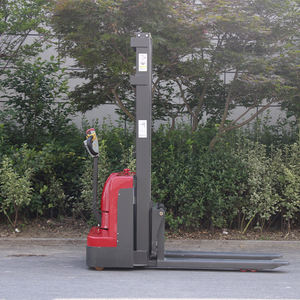 Double Lift 1.5Ton 2 Meter Electric Self Loading Electric Hand Stacker Full Electric 1500kg 2000mm Self Loading Forklift. - Product Image 5