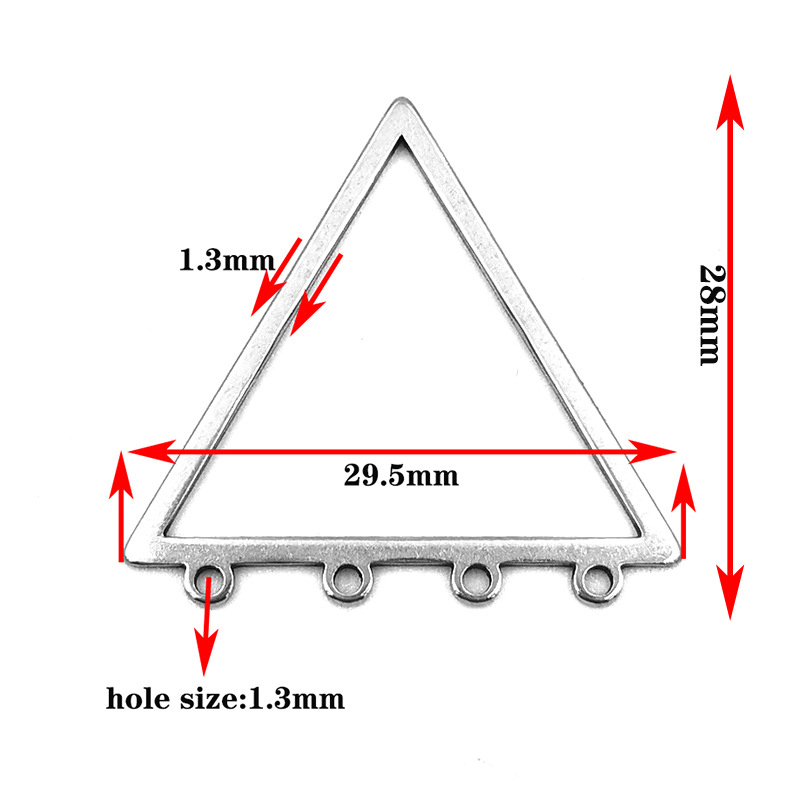 Large triangular porous
