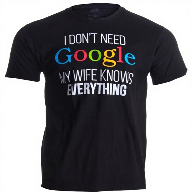 Custom My Wife Knows Everything Funny Internet Unisex 100% Cotton Crew Neck Text Pattern Sleeveless T-Shirt OEM Factory