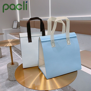 Grandi borse da pranzo termiche personalizzate all'ingrosso-trasportini alimentari isolati usa e getta e riutilizzabili eco-friendly - Product Image 4