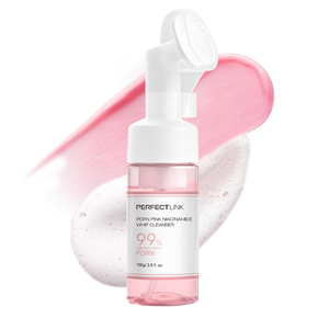 Private Label Koreanische Gesichtsbürste Reiniger Rosa PDRN Niacinamid Poren-Tiefenreinigung Lachs-DNA PDRN Gesichtsreiniger - Product Image 1